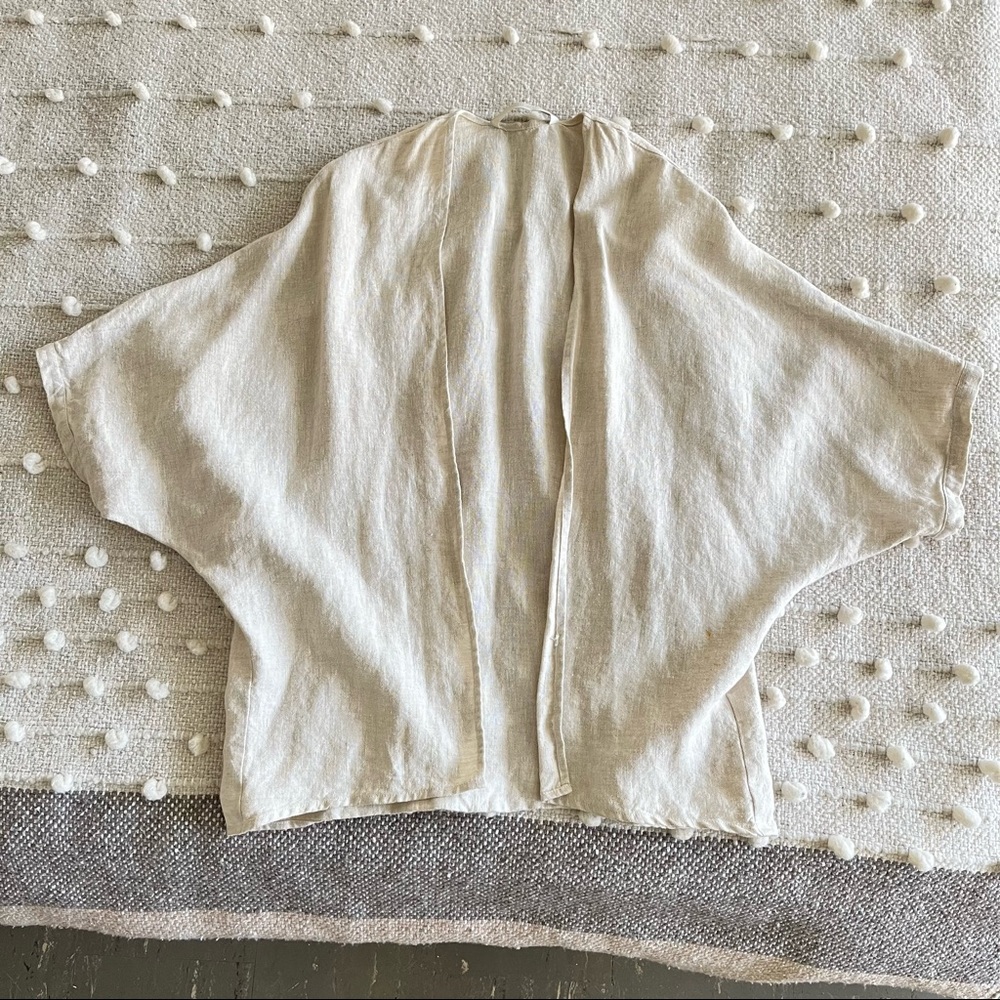 Elizabeth Suzann Emma Kimono in Flax Midweight Linen